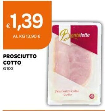 Ekom PROSCIUTTO COTTO G 100 offerta