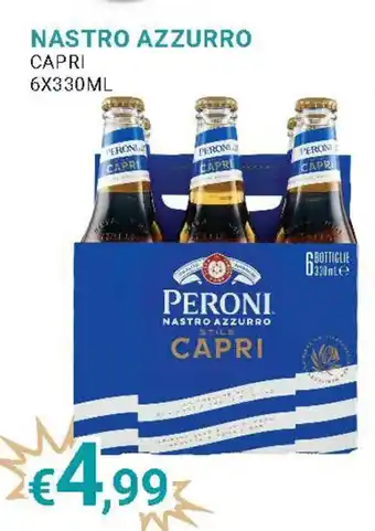 NASTRO AZZURRO CAPRI 6X330ML