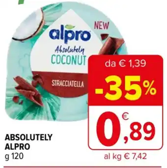Iperal ABSOLUTELY ALPRO g 120 offerta