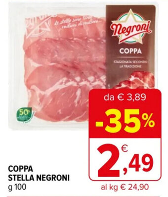COPPA STELLA NEGRONI g 100