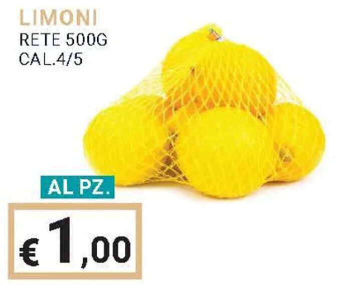 Eté LIMONI RETE 500G CAL.4/5 offerta