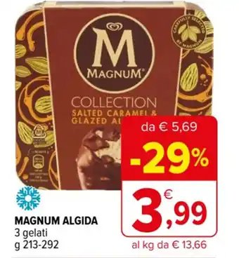 Iperal MAGNUM ALGIDA 3 gelati g 213-292 offerta
