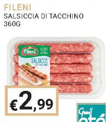 FILENI SALSICCIA DI TACCHINO 360G