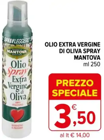 Iperal OLIO EXTRA VERGINE DI OLIVA SPRAY MANTOVA ml 250 offerta