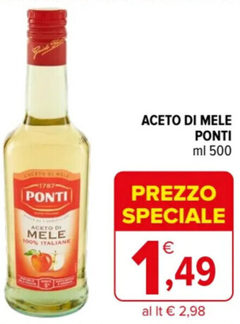 ACETO DI MELE PONTI ml 500