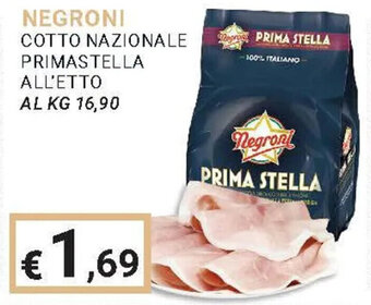 Eté NEGRONI COTTO NAZIONALE PRIMASTELLA offerta