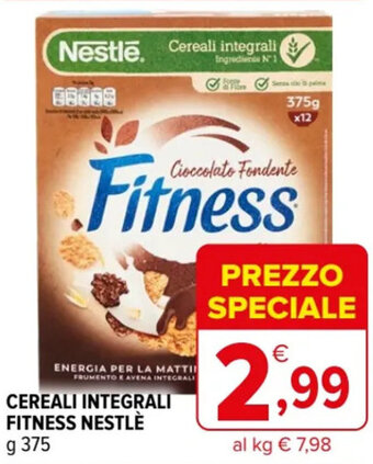 Iperal CEREALI INTEGRALI FITNESS NESTLÈ g 375 offerta