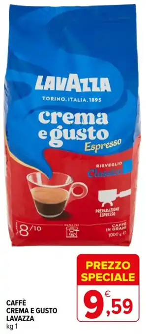 Iperal CAFFÈ CREMA E GUSTO LAVAZZA kg 1 offerta