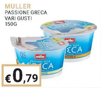 Eté MULLER PASSIONE GRECA VARI GUSTI 150G offerta