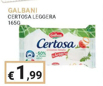 Eté GALBANI CERTOSA LEGGERA 165G offerta