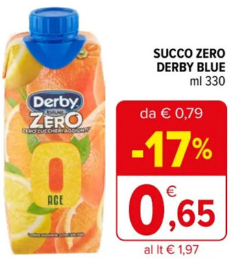 SUCCO ZERO DERBY BLUE ml 330