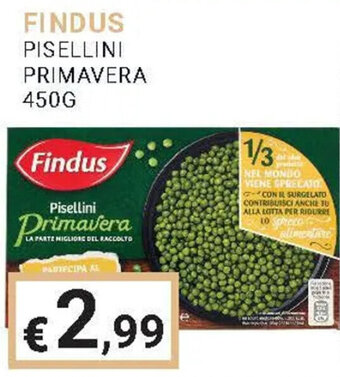 Eté FINDUS PISELLINI PRIMAVERA 450G offerta