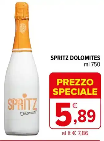 Iperal SPRITZ DOLOMITES ml 750 offerta