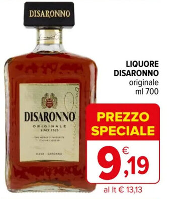 Iperal LIQUORE DISARONNO originale ml 700 offerta