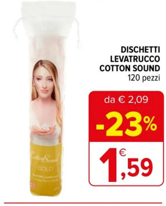 Iperal DISCHETTI LEVATRUCCO COTTON SOUND 120 pezzi offerta