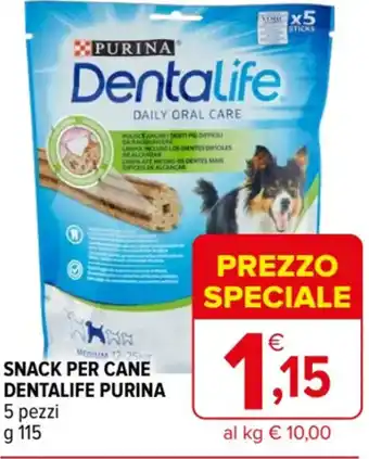 Iperal SNACK PER CANE DENTALIFE PURINA 5 pezzi g 115 offerta