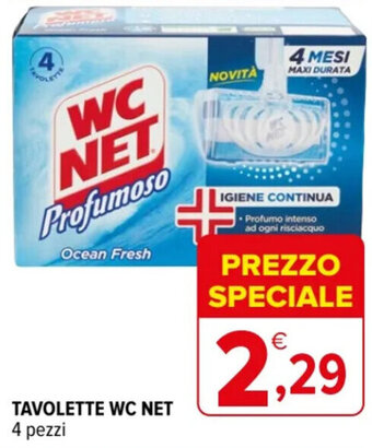 Iperal TAVOLETTE WC NET 4 pezzi offerta