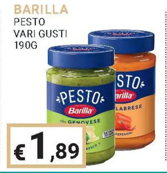 Eté BARILLA PESTO VARI GUSTI 190G offerta