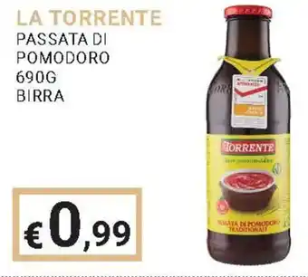 Eté LA TORRENTE PASSATA DI POMODORO 690G offerta