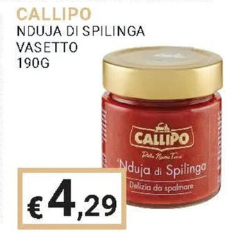 Eté CALLIPO NDUJA DI SPILINGA VASETTO 190G offerta