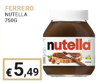 Eté FERRERO NUTELLA 750G offerta