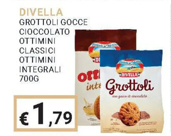 Eté DIVELLA GROTTOLI GOCCE CIOCCOLATO OTTIMINI CLASSICI OTTIMINI INTEGRALI 700G offerta