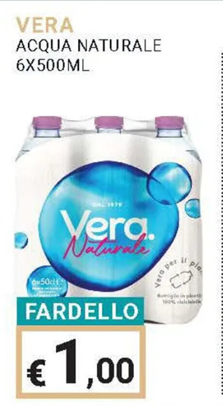 Eté VERA ACQUA NATURALE 6X500ML offerta