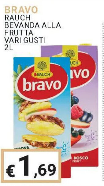 Eté BRAVO RAUCH BEVANDA ALLA FRUTTA VARI GUSTI 2L offerta