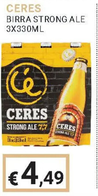 CERES BIRRA STRONG ALE 3X330ML