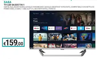 SABA TV LED SA32S77A11