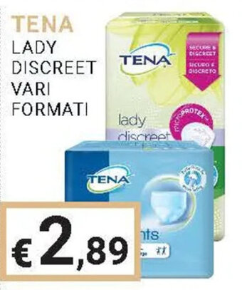 Eté TENA LADY DISCREET VARI FORMATI offerta