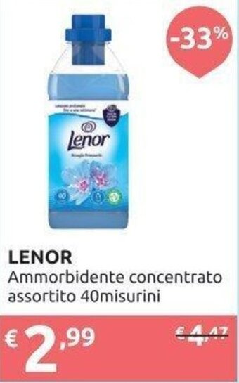 PiùMe LENOR Ammorbidente concentrato assortito 40misurini offerta