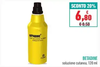 BETADINE soluzione cutanea, 120 ml