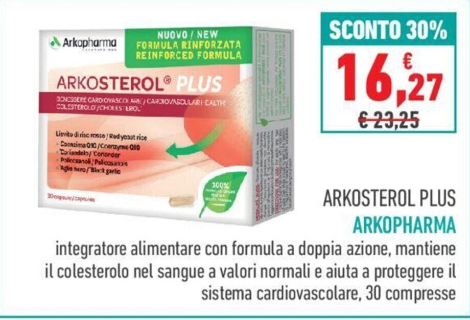 Conad ARKOSTEROL PLUS ARKOPHARMA offerta