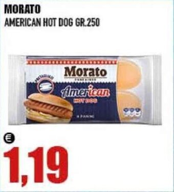 MORATO AMERICAN HOT DOG GR.250