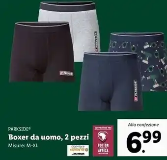 Parkside boxer da uomo, 2 pezzi