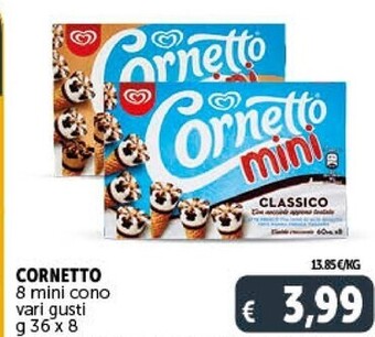 Gourmet Déco Algida cornetto offerta