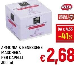 A&O Armonia& benessere maschera per capelli offerta