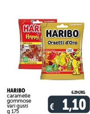 Gourmet Déco Haribo caramelle gommose offerta
