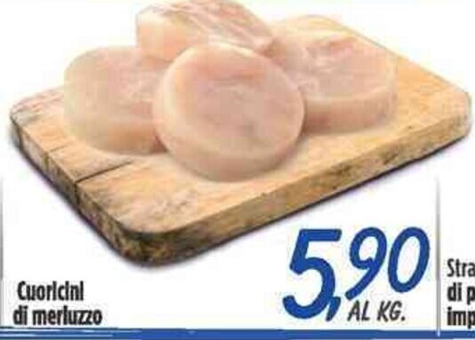 Orizzonte Supermercati Cuoricini di merluzzo offerta