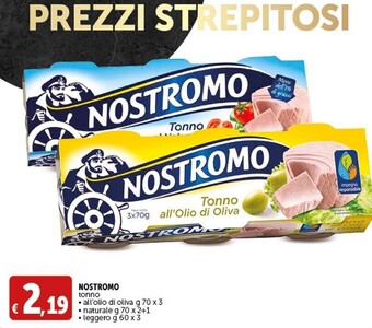 Gourmet Déco Nostromo tonno all'olio di oliva offerta