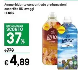Iper La Grande Lenor ammorbidente concentrato offerta