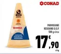 Conad Conad parmigiano reggiano d.o.p. offerta