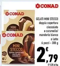 Conad Conad gelati mini stecc offerta