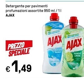 Ajax detergente per pavimenti