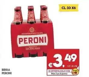 Il Centesimo Peroni birra offerta