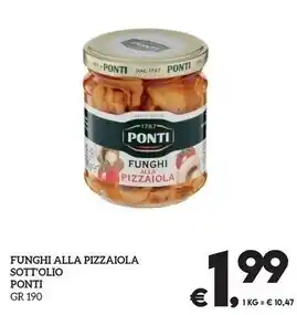 Ponti funghi alla pizzaiola sott'olio