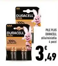 Conad Duracell pile plus offerta