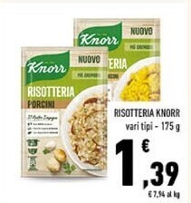 Conad Knorr risotteria offerta