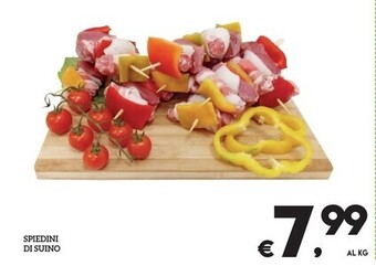 Il Centesimo Spiedini di suino offerta